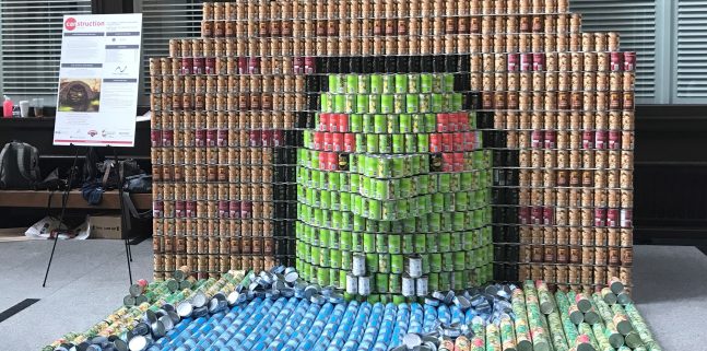 Canstruction 2017 Final Sculpture Scaled