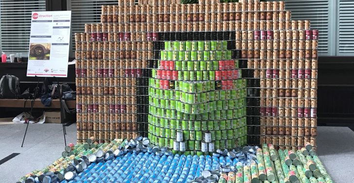 Canstruction 2017 Final Sculpture Scaled