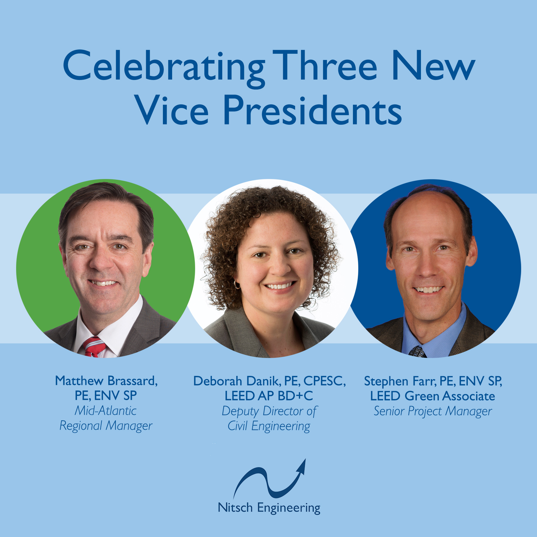Celebrating Three New VPs