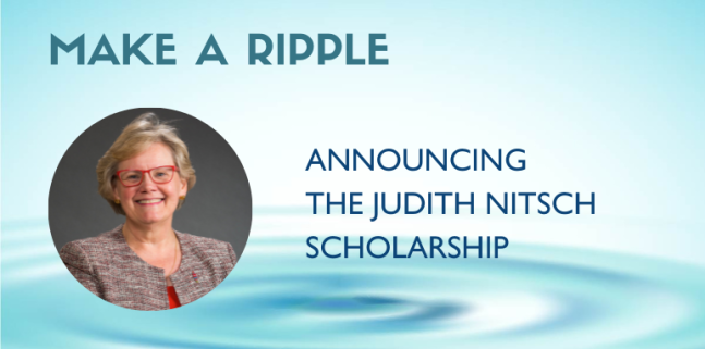 2022.06.07 Make a Ripple Announcing the Judith Nitsch Scholarship