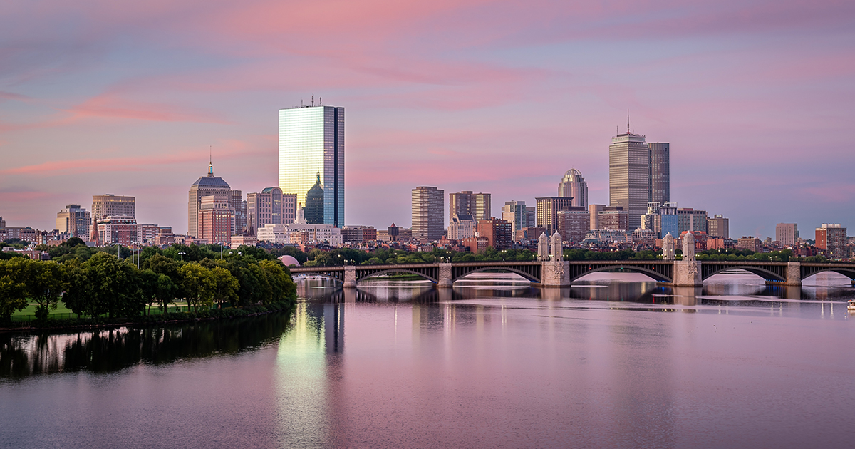 Boston skyline from Charles River