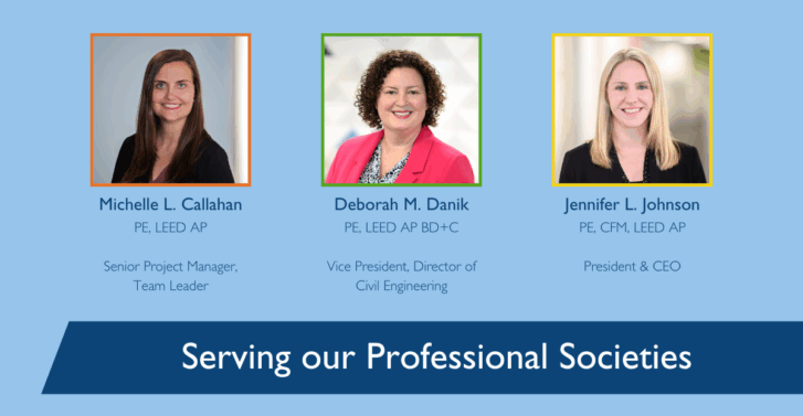 Photos of Michelle, Deb, and Jenn