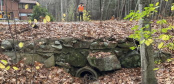 Nitsch engineers inspect a culvert in Carlisle