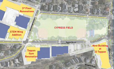 Brookline High School Expansion Project Map