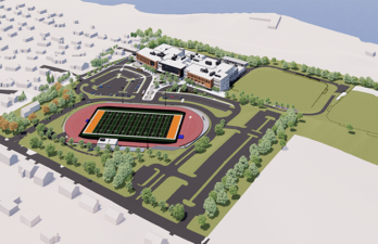 Diman School Aerial of Campus